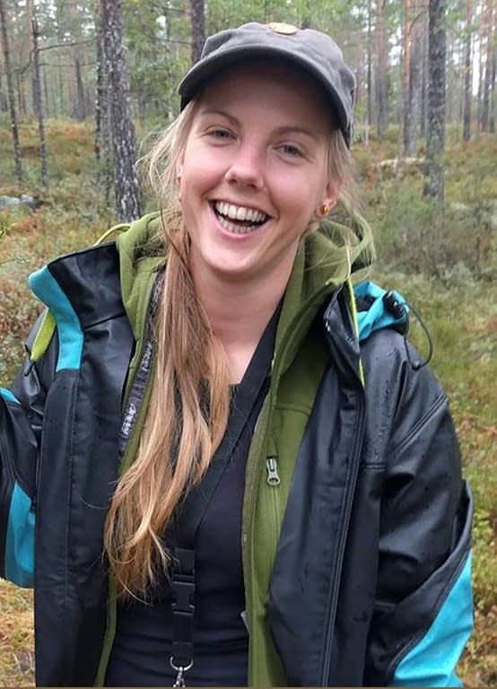 The body of 28-year-old Maren Ueland from Norway was found on Monday