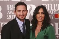 Frank Lampard and Christine Bleakley arrive for the Brit Awards at the O2 Arena in London, Britain, February 22, 2017. REUTERS/Neil Hall