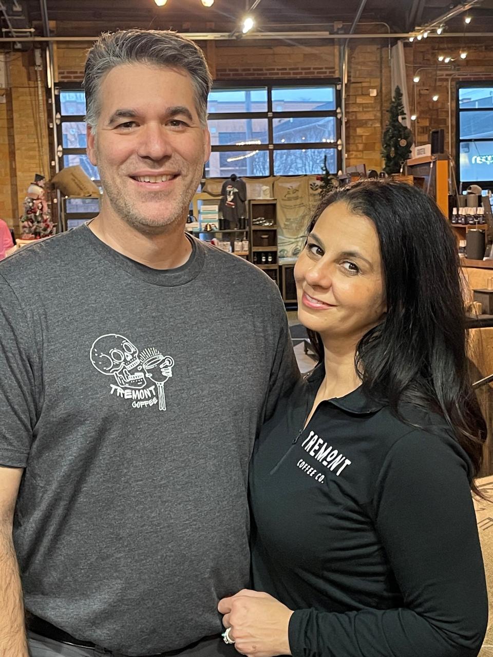 Mark and Michelle Kemp are founders and owners of Tremont Coffee Co., which has locations in Massillon, Perry Township and North Canton.