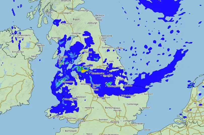 The weather forecast across the UK on Thursday morning