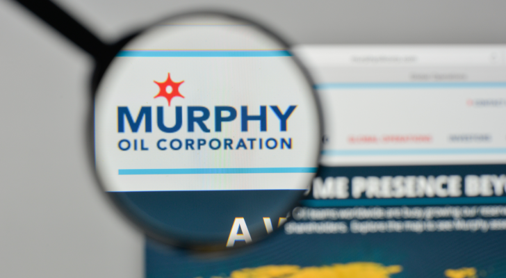 Murphy Oil (MUR) logo on the website homepage.