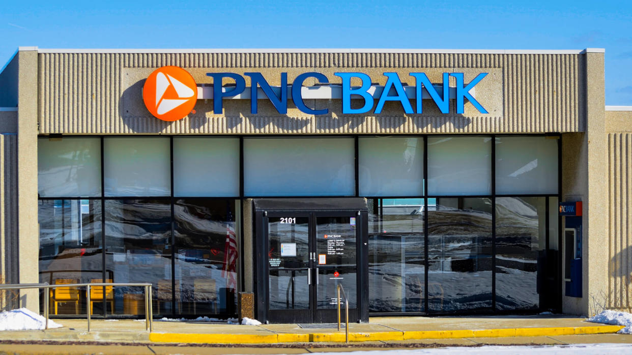 Rochester, Michigan, USA - February 12, 2012: A PNC Bank branch in Rochester, Michigan.