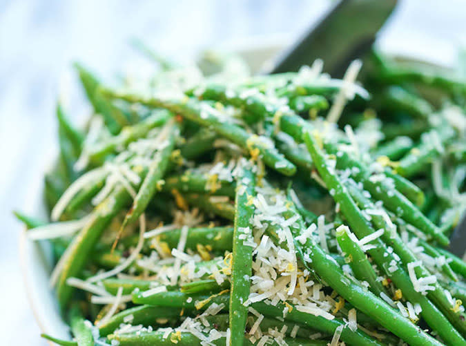 Lemon Parmesan Green Beans