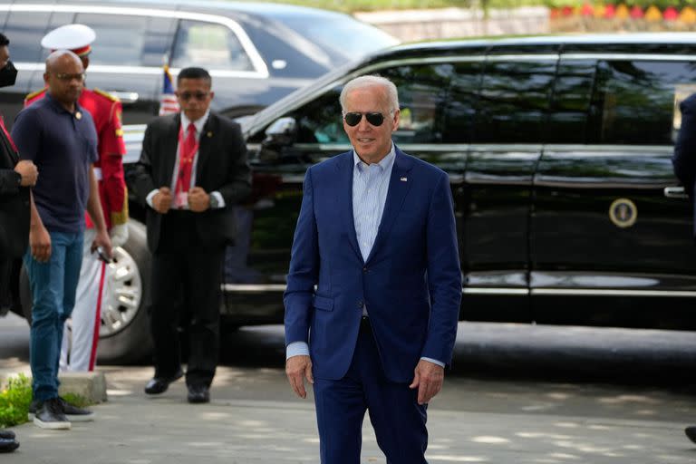 Joe Biden durante en la cumbre del G-20 en Indonesia