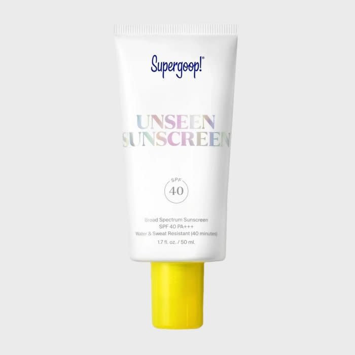 <a href="https://supergoop.com/products/unseen-sunscreen" rel="nofollow noopener" target="_blank" data-ylk="slk:Supergoop! Unseen Sunscreen;elm:context_link;itc:0;sec:content-canvas" class="link rapid-noclick-resp">Supergoop! Unseen Sunscreen</a>