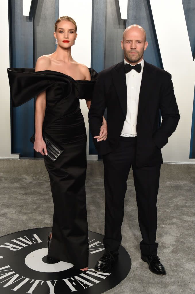 <p>Is there ever a red carpet that Rosie Huntington-Whiteley and husband Jason Statham don't slay? Let this be the evidence that the answer is no.</p>