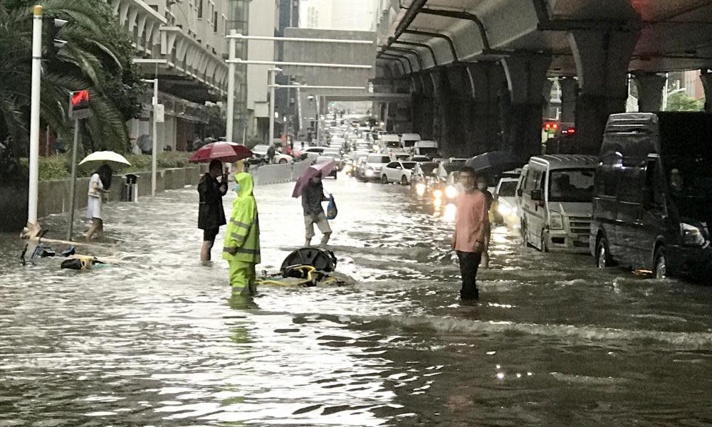 <span>Photograph: China News Service/Getty Images</span>