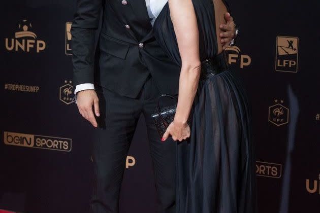 Adil Rami et Pamela Anderson