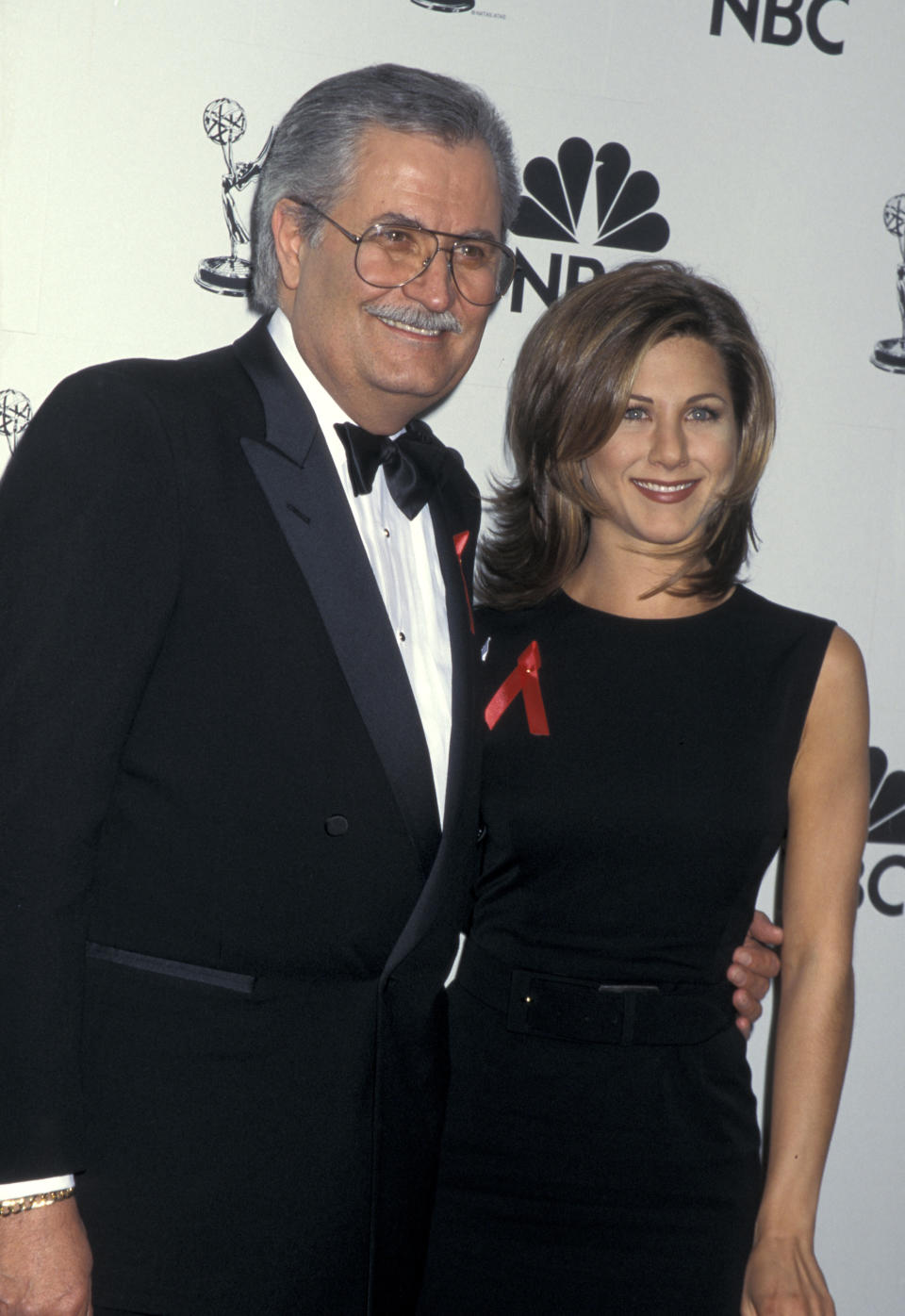 Jen besucht mit ihrem Vater die Emmy Awards 1995
