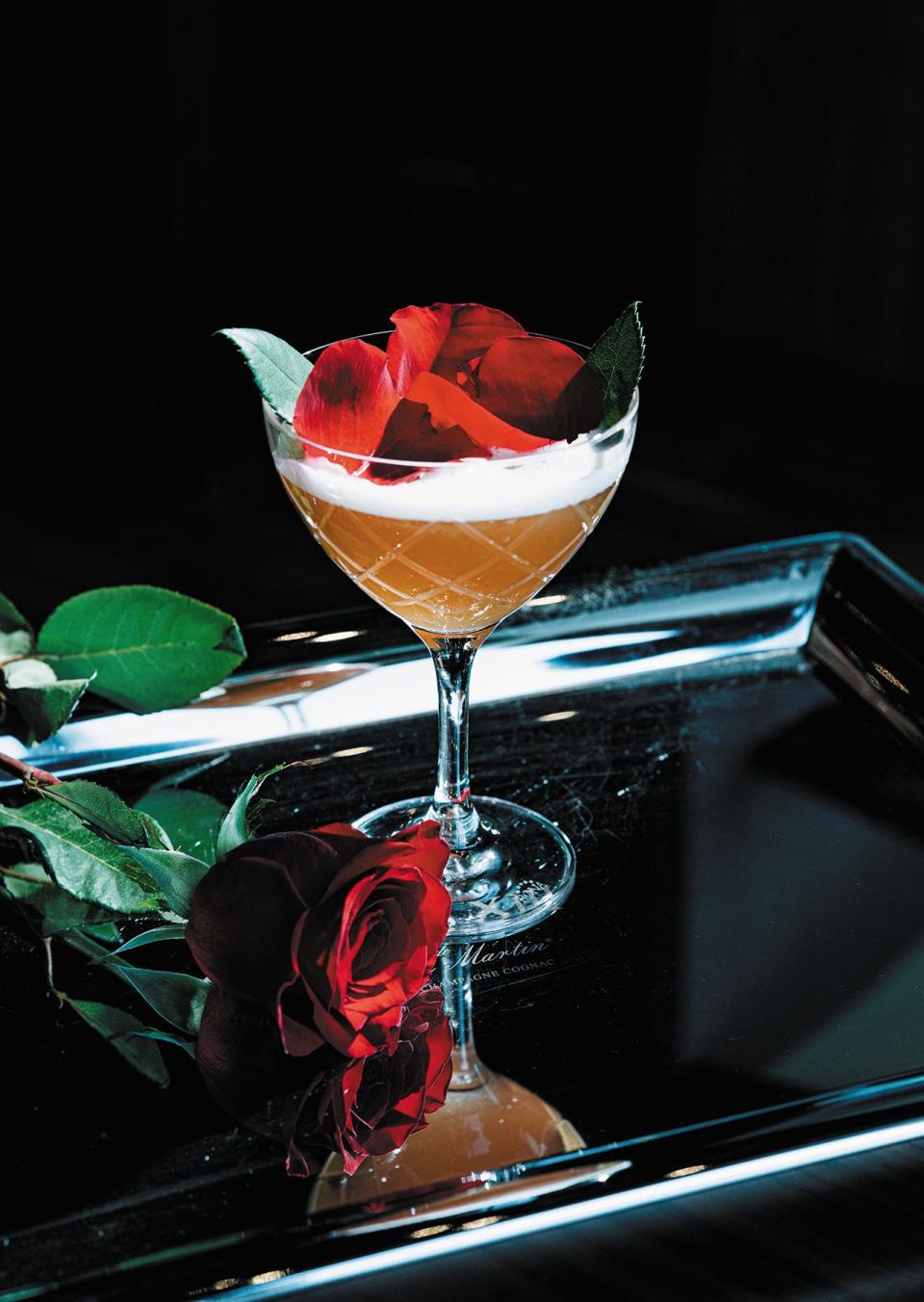 Indulge with a French Kiss cocktail at 1000 NORTH in Jupiter this Valentine's Day.