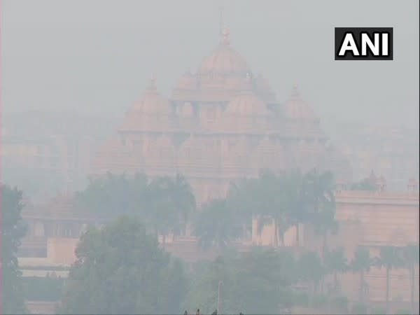 Near Akshardham temple. (Photo/ANI)