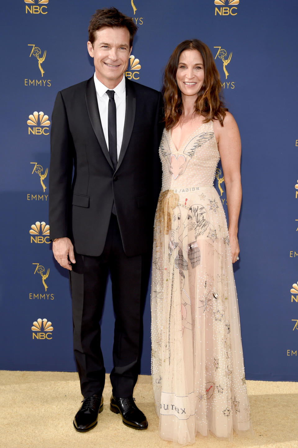 Jason Bateman and Amanda Anka