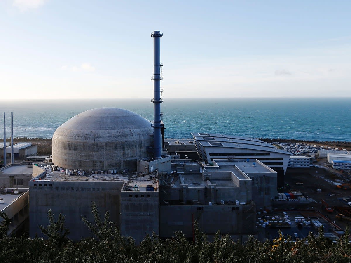 The Flamanville nuclear power plant in northern France (AFP/Getty Images)