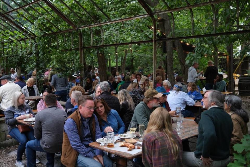 There will be extra beer taps for Oktoberfest in the Garden at Kentucky Native Cafe behind Michler’s.