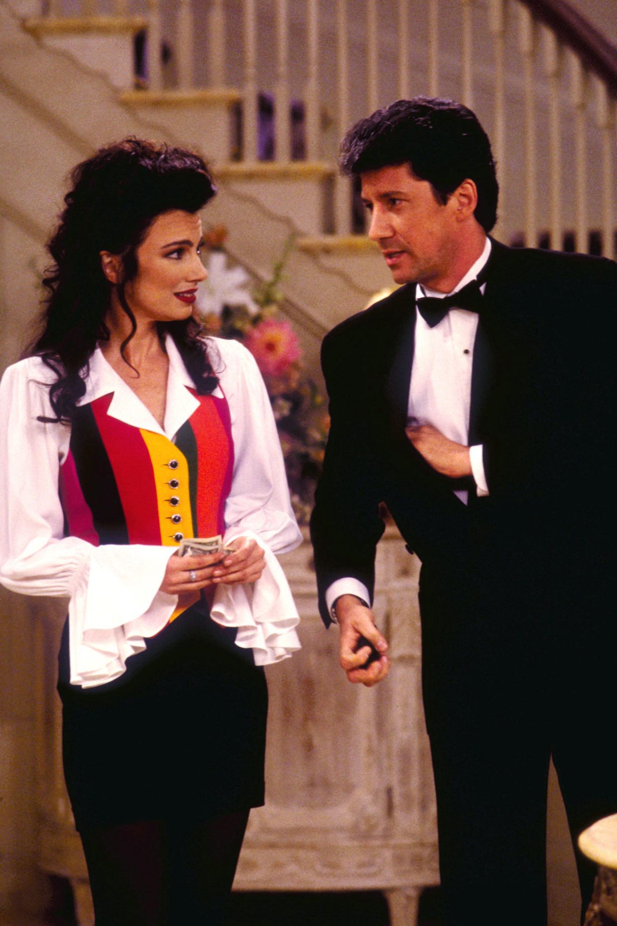 LOS ANGELES - JANUARY 3: THE NANNY, featuring Fran Drescher and Charles Shaugnessy. January 1994. (Photo by CBS via Getty Images) 