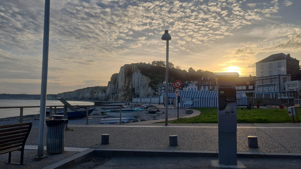 Le charmant village d’Yport, en Normandie