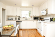 <p>The home has a warm and charming kitchen where guests get free continental breakfasts during their stay. (Airbnb) </p>