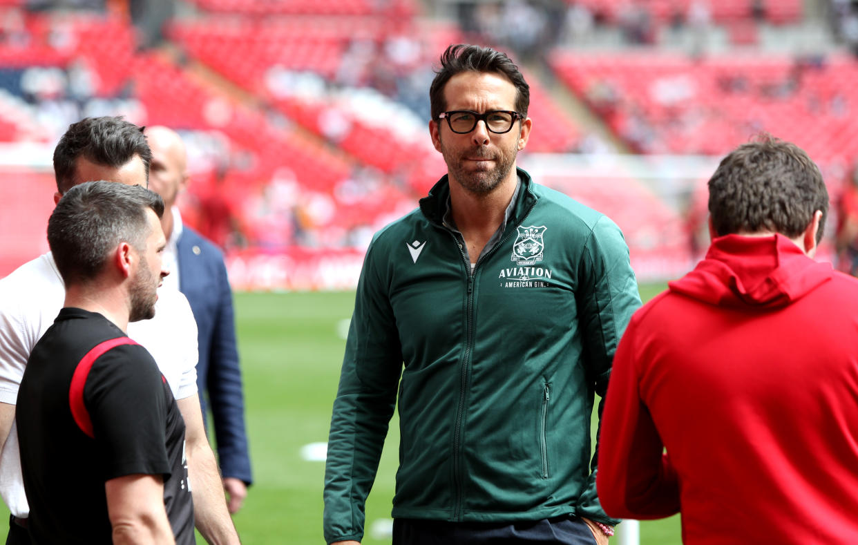 Ryan Reynolds bought Wrexham AFC in 2020 with fellow actor Rob McElhenney. (PA/Getty)