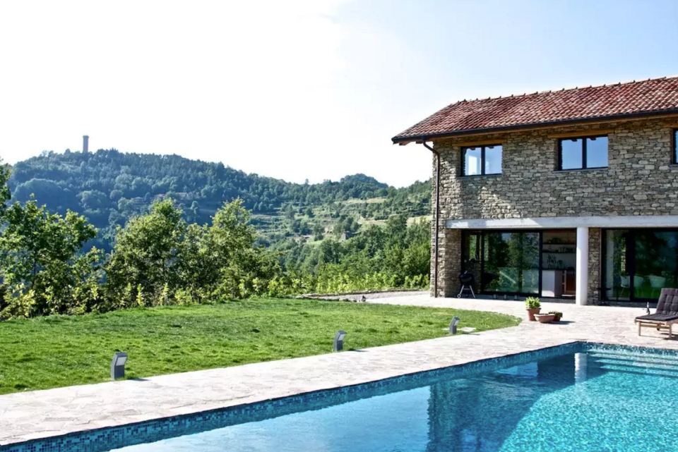 <p>This rustic villa in Italy’s northwest, near the city of Asti, with three bathrooms and five bedrooms, can be yours for $576 a night. (Airbnb) </p>