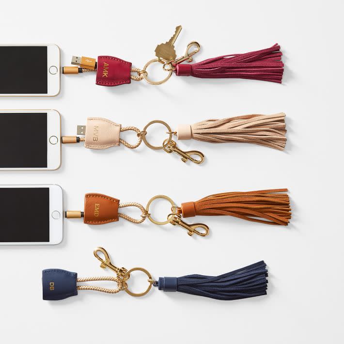 <p><a href="https://go.redirectingat.com?id=74968X1596630&url=https%3A%2F%2Fwww.markandgraham.com%2Fproducts%2Fpersonalized-power-up-tassel-keychain%2F&sref=https%3A%2F%2Fwww.countryliving.com%2Fshopping%2Fgifts%2Fg39465327%2Fgifts-for-daughters%2F" rel="nofollow noopener" target="_blank" data-ylk="slk:Shop Now;elm:context_link;itc:0;sec:content-canvas" class="link rapid-noclick-resp">Shop Now</a></p><p>Power Up Lightning to USB Tassel Keychain</p><p>markandgraham.com</p><p>$34.99</p><span class="copyright">Mark and Graham</span>