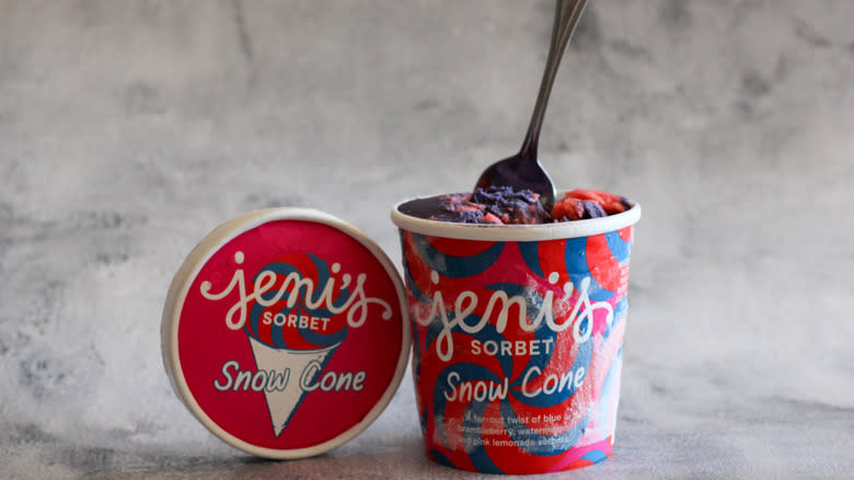 Jeni's Snow Cone Sorbet pint