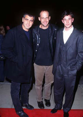 George Clooney , Anthony Edwards and Noah Wyle at the Hollywood premiere of Dimension's From Dusk Till Dawn