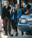 She was picked up at the center by her parents Cheryl and Jeff Scruggs and twin sister Brittany. The model seemed in good spirits as she left the center. She was also seen earlier in the morning when her doting dad dropped her off at the rehab center. The pair shared a hug as they said goodbye.