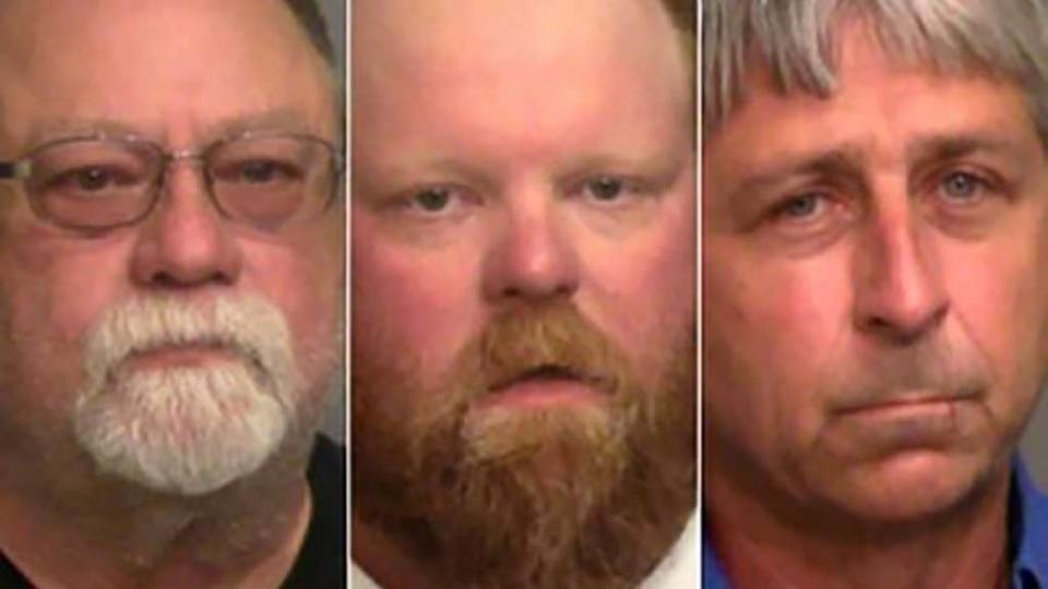 About to stand trial for the murder of Ahmaud Arbery are (left to right) Greg McMichael, Travis McMichael and William “Roddie” Bryan Jr. (Photos: Glynn County Sheriff’s Office via AP)