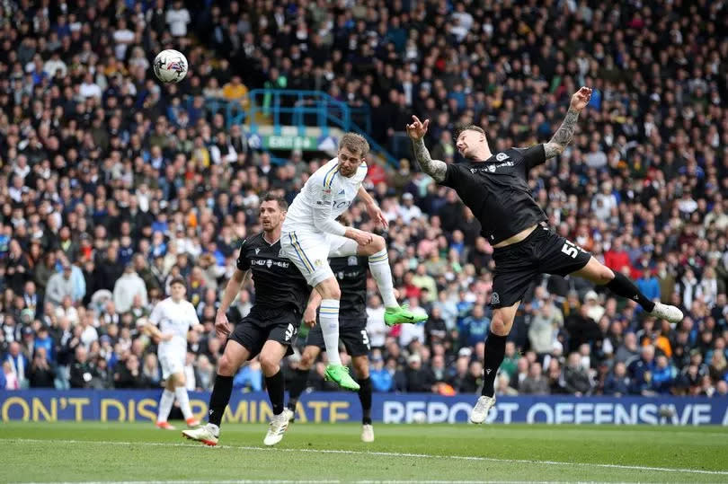 Patrick Bamford in action for Leeds United against Blackburn Rovers -Credit:PA