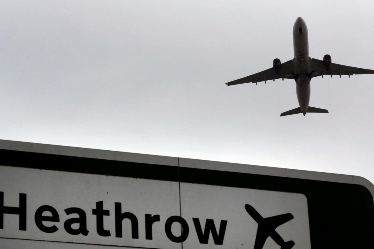 Thousands of passengers driving to Heathrow Airport will be made to pay a pollution charge of up to £15: AP