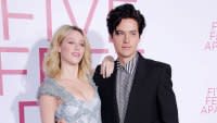 Feature Cole Sprouse Dishes on Lili Reinhart Split