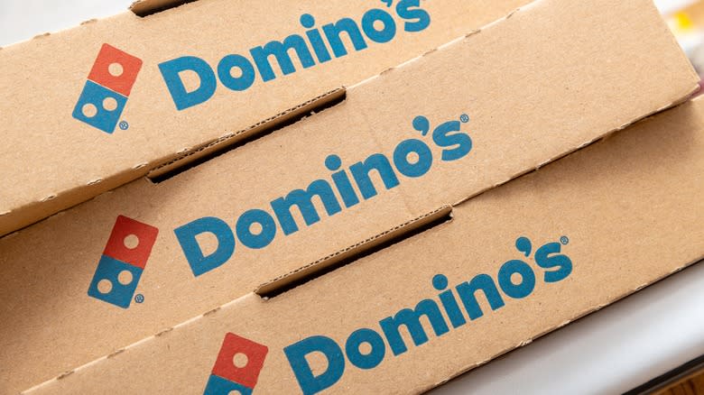 Domino's pizza boxes