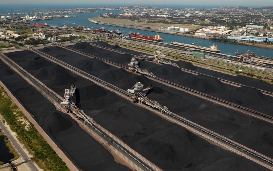 Glencore wants Rio's coal mines in Australia, which ship the black stuff through Newcastle port (pictured) - © 2015 Bloomberg Finance LP