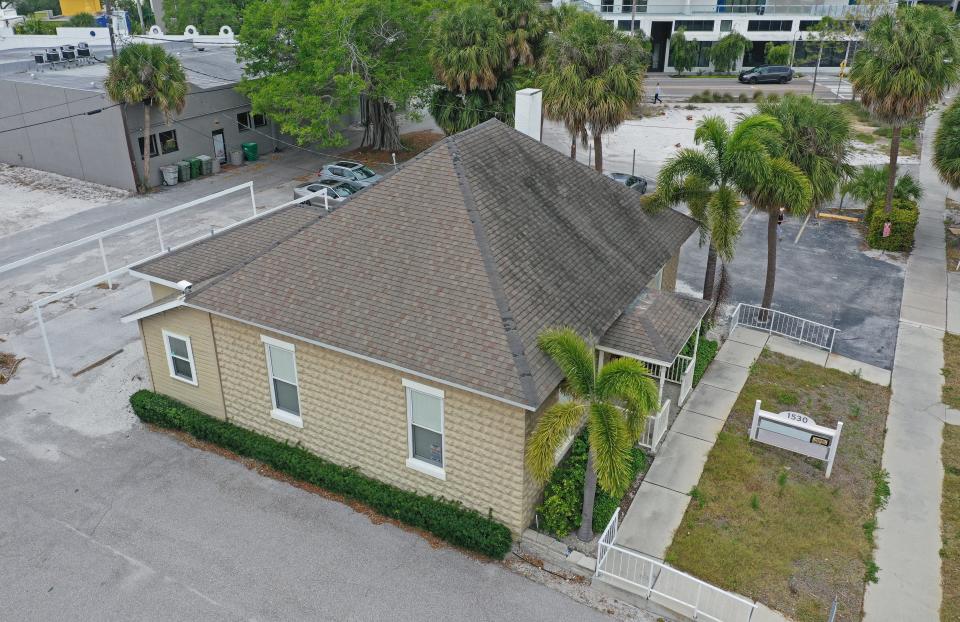 The historic McAlpin house/home is located at 1530 Cross St. in the heart of downtown Sarasota.