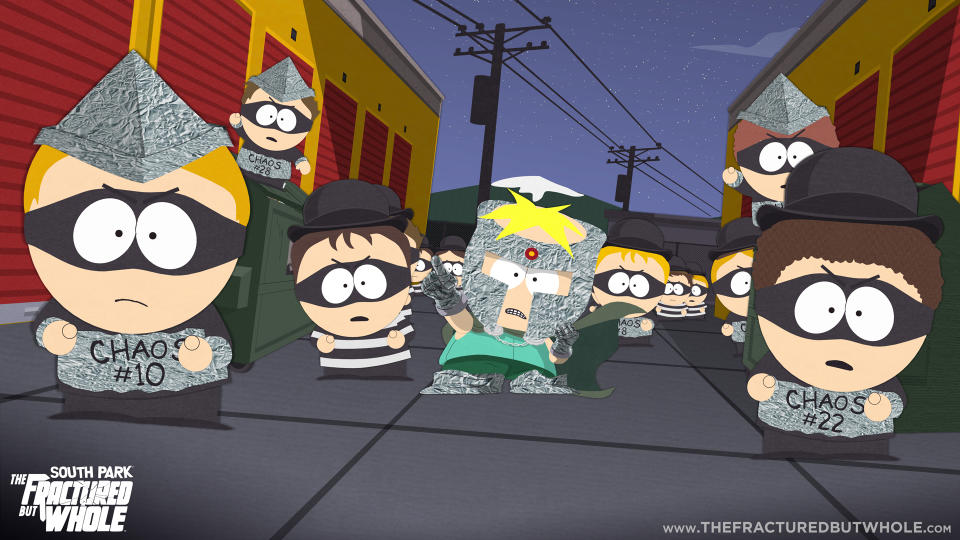 Professor Chaos and his minions are stirring up trouble in South Park.