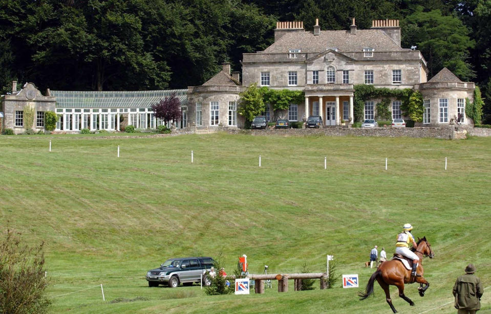 Home of Princess Royal - Gatcombe Park near Minchinhampton, Gloucestershire. The Doubleprint Festival of British Eventing is being held on the estate.