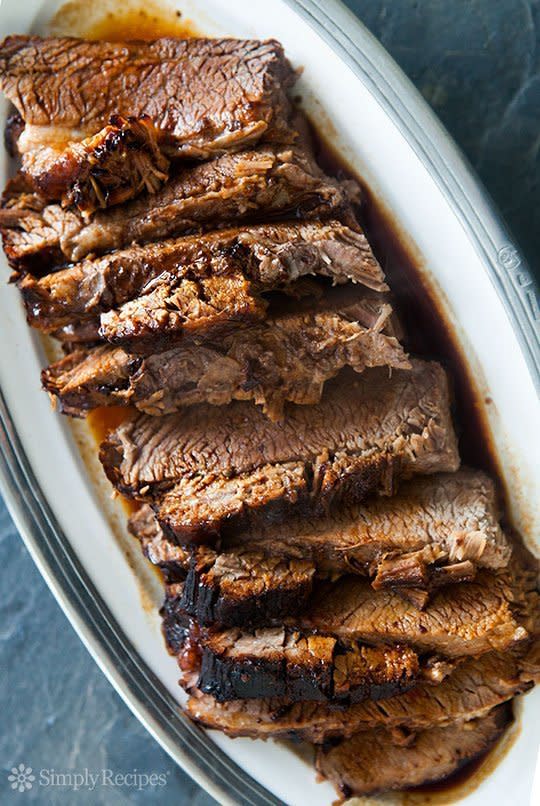 <strong>Get the <a href="http://www.simplyrecipes.com/recipes/beef_brisket/" target="_blank">Easy Beef Brisket recipe</a> from Simply Recipes</strong>