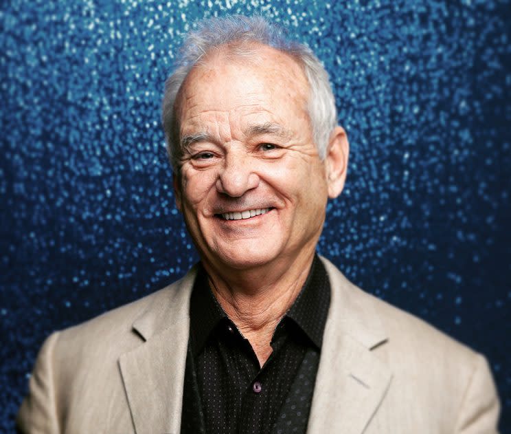 Bill Murray poses backstage at the GQ Men of the year Award 2016 at Komische Oper on November 10, 2016 in Berlin, Germany