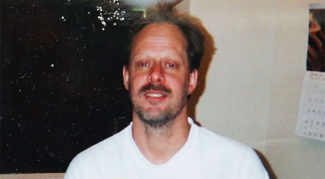 Stephen Paddock slaughtered 58 people using a stockpile of weapons. Source: PA via Yahoo UK