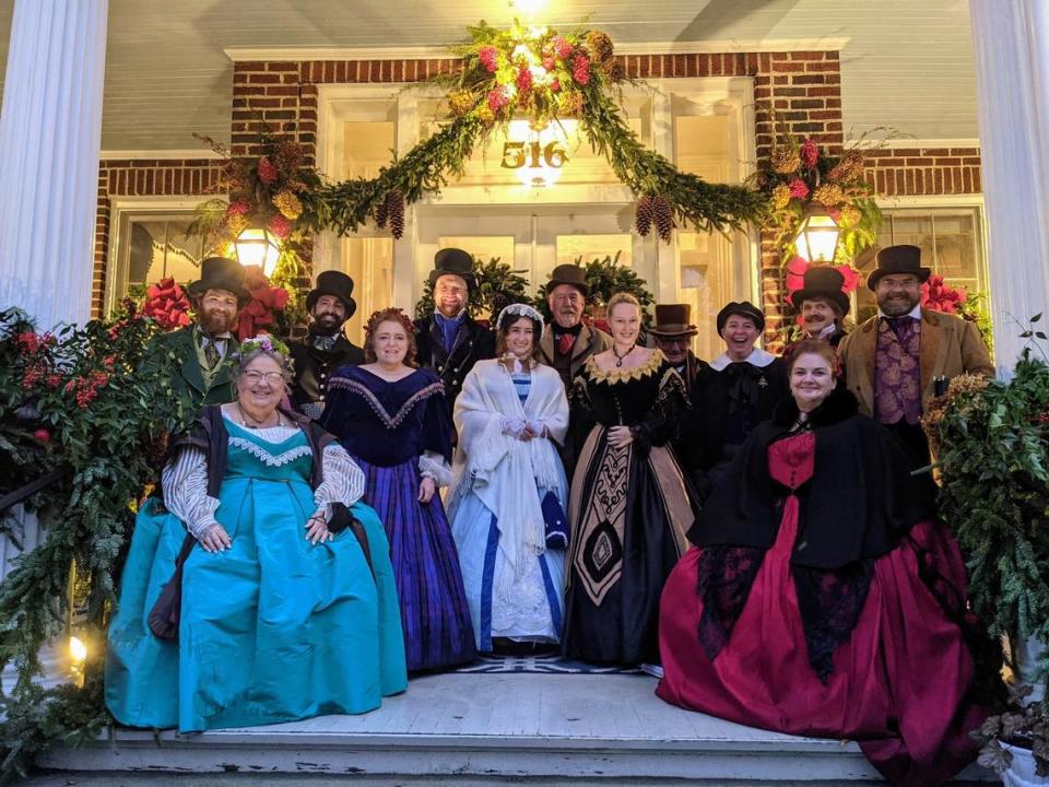 The Oakwood Waits perform in Dickensian costume and sign traditional carols in concerts, including an upcoming performance at The White House.
