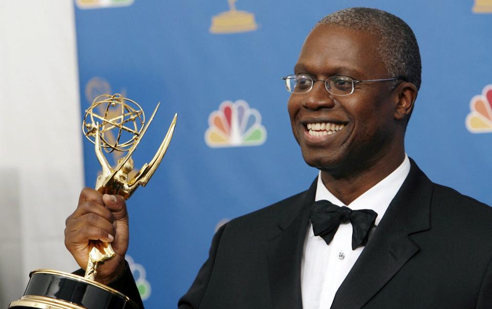 Andre Braugher after winning an Emmy in 2006