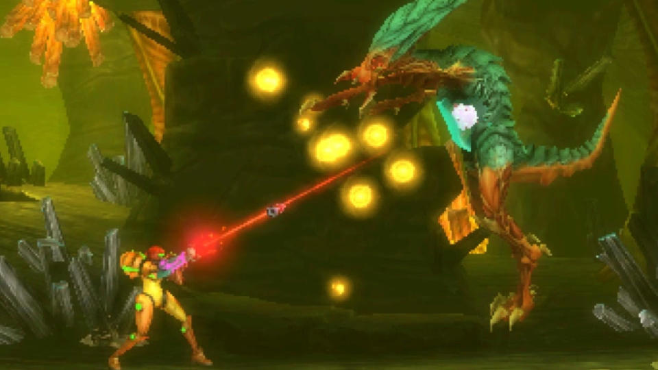 Samus in Metroid: Samus Returns