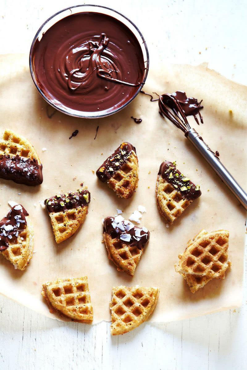 Chocolate-Covered Waffle Bits