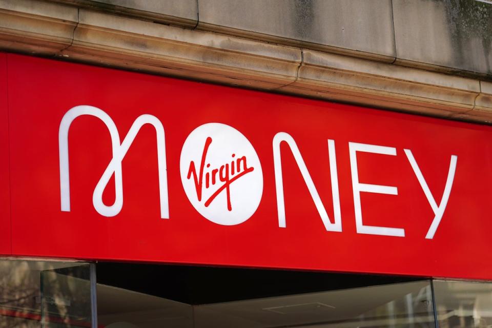 A general view of a Virgin Money bank in Sheffield, UK (MIke Egerton/PA) (PA Archive)