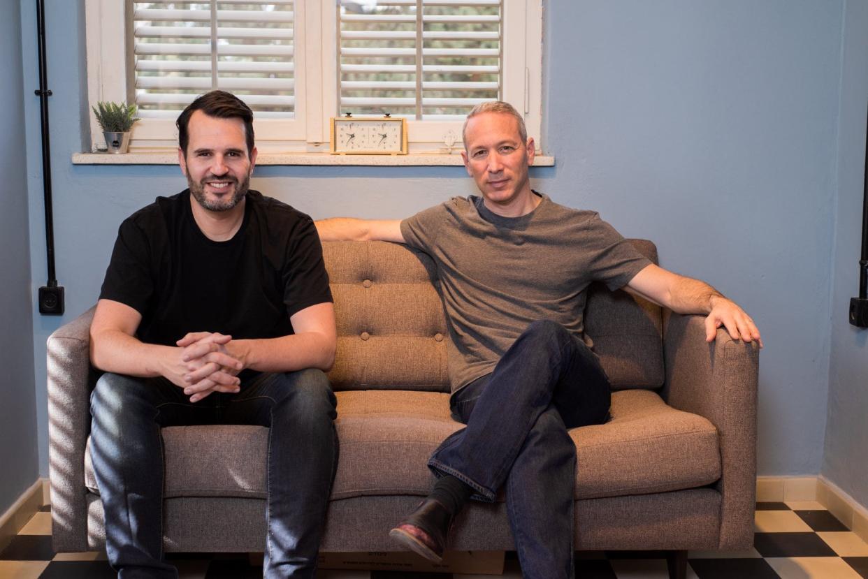 Lemonade insurance founders Daniel Schreiber and Shai Wininger,