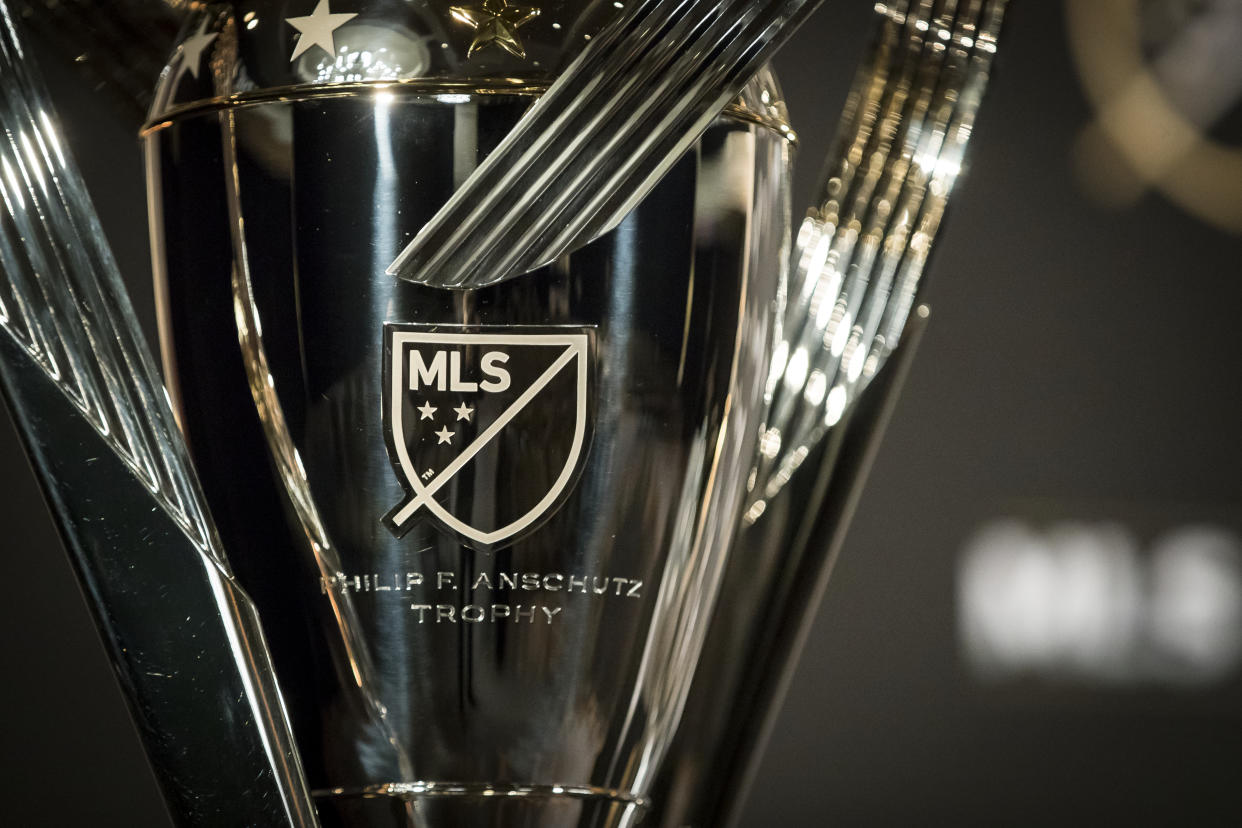 The coronavirus pandemic could postpone the 2020 MLS Cup until December. (Ira L. Black/Getty)