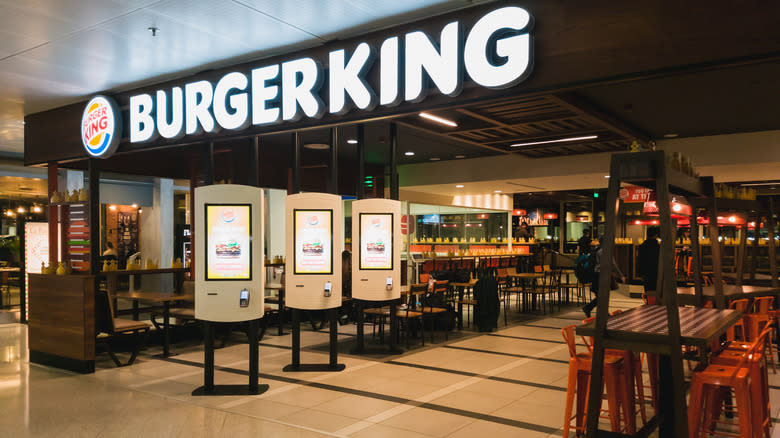 Burger King interior 