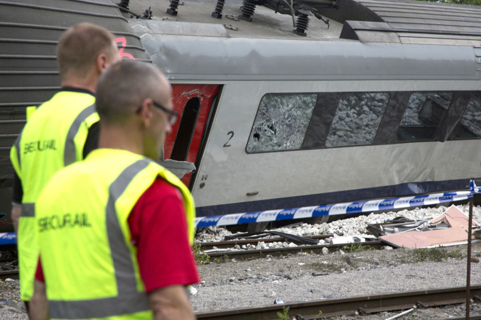 Belgium train collision