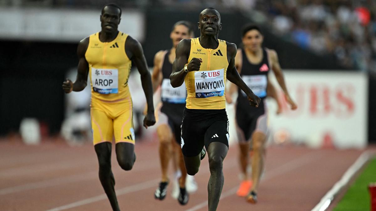 Emmanuel Wanyonyi runs historic 800m time at Lausanne Diamond League