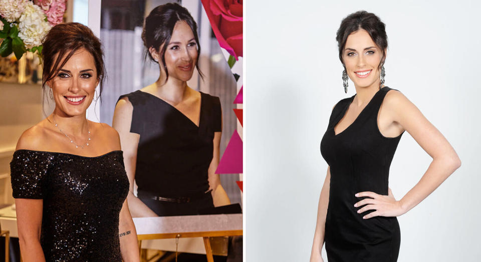 Tanya Ricardo spent £23,000 to look like Meghan Markle. [Photo: Caters]